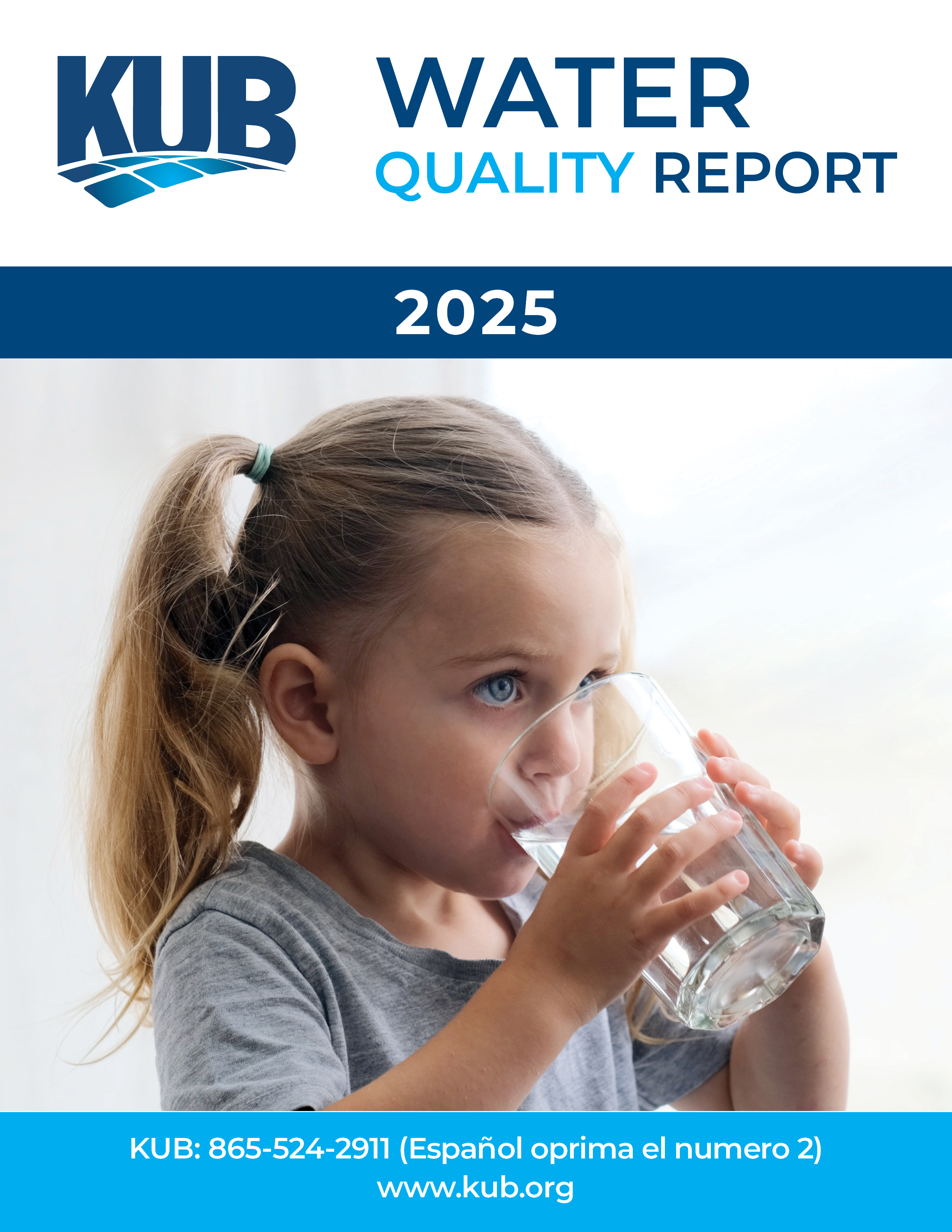Cover of KUB's 2025 Water Quality Report